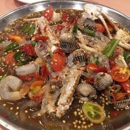 ยำซีฟู้ดน้ำปลาร้า