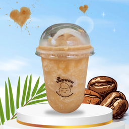 กาแฟมะพร้าวเผาไม่ใส่นม