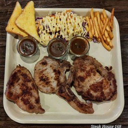 Combo Set3 (สายหมู) หมู+พอร์คชอป+สันคอหมู อิ่มยกก๊วน