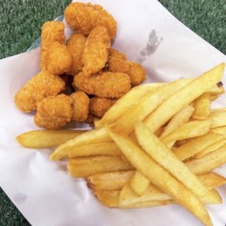 ! ไก่ป้อปทอด +ดุ้กดิ้กไก่ทอด+ เฟรนฟราย