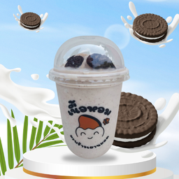 ซูโม่คุกกี้ครีมมะพร้าวเผาปั่นนมสด