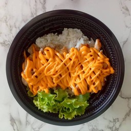 ข้าวไก่ย่างชีสดิป