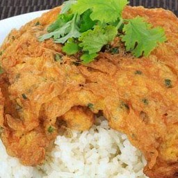 ข้าวไข่เจียวหมูสับร้อนๆ