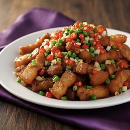 หมูกรอบคั่วพริกเกลือ