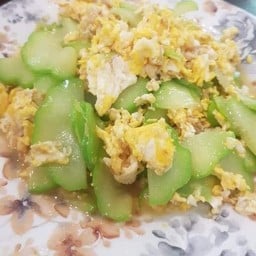 มะระหวานผัดไข่