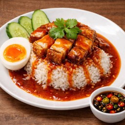 ข้าวหมูกรอบ