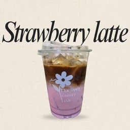 Strawberry coffee latte