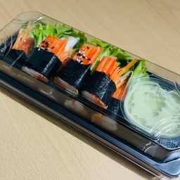 สลัดโรล ปูอัดพันสาหร่าย (8 ชิ้น)