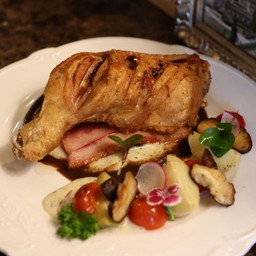 Chicken Confit Smoky Bacon With Truffle