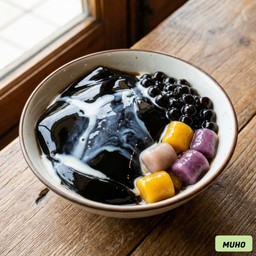 เฉาก๊วยไต้หวัน ไข่มุก บัวลอยเผือก