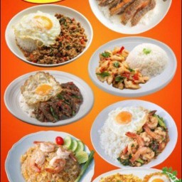 ข้าวกะเพราเ อร่อยสุด @ปั๊มบางจาก ศรีนครินทร์ 41 อ่อนนุช