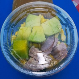 ลอดช่อง แตงไท เผือก น้ำกะทิ