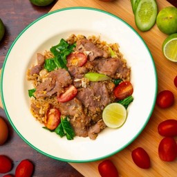ข้าวผัดรถไฟหมูนุ่ม(DR)