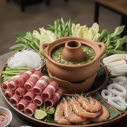 จิ้มจุ่มเนื้อรวมทะเล