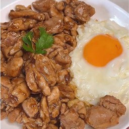 อกไก่ชิ้น ทอดกระเทียม