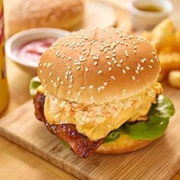 แฮมเบอร์เกอร์ไก่สไปซี่