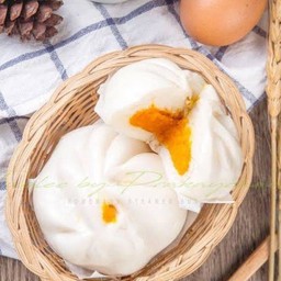 ซาลาเปาทับหลี ไส้ครีม 2 ลูก