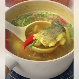 ต้มส้มปลากระพง