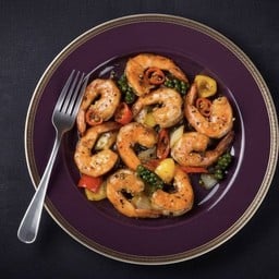 กุ้งผัดพริกไทยดำ