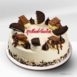 เค้กคุกกี้แอนด์ครีมชีสไวท์ช็อก 1 ปอนด์