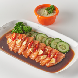 แซลม่อนดองซีอิ๊วเกาหลี