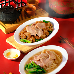 เซ็ท A - ราดหน้า ผัดซีอิ๊ว เส้นใหญ่