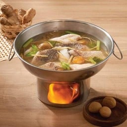 ปลากะพงต้มบ๊วย