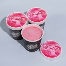 Raspberry Crumble (Cup 85g) (Protein 9g) - ราสเบอร์รี่ครัมเบิ้ลเนยฝรั่งเศส