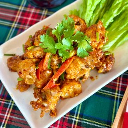 หมึกไข่เค็มคั่วแห้ง