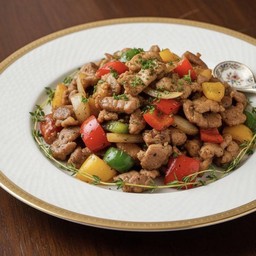 หมูผัดพริกไทยดำ