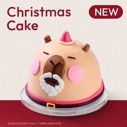 Capy Santa Cake