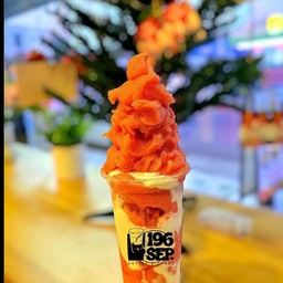 สตรอเบอร์รี่โยเกิร์ต ปั่น