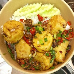 เต้าหู้หลอด คั่วพริกเกลือ