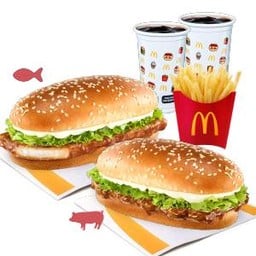 [อร่อยซ่ากับโค้ก] ชุดคอมโบ มั่งมีเบอร์เกอร์