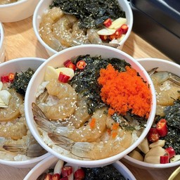 ข้าวหน้ากุ้งดอง