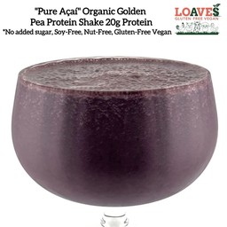 "เพียวอาซาอิ" 100%ออแกนิค
โกลเด้นพีโปรตีนเชค 20กรัม
โปรตีน |~150แคล|~150แคล