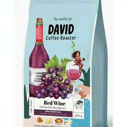 เมล็ดกาเเฟกลิ่นไวน์แดง (200 g.)