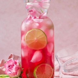 ชากุหลาบมะนาว เย็น