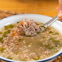 หมูสับต้มบ๊วย