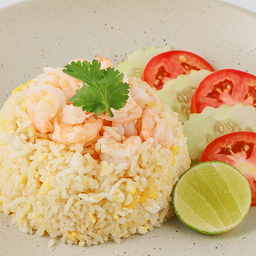 ข้าวผัดกุ้งShrimp Fried Rice.