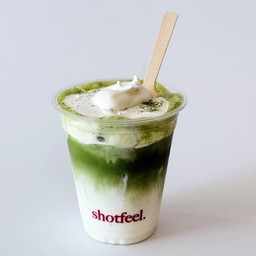 Soft matcha latte