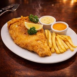 ฟิซ&ชิป ปลากระพง