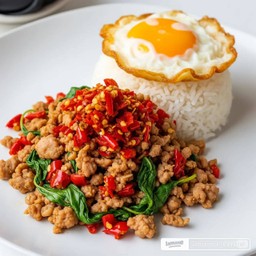 กระเพรา(ราดข้าว)