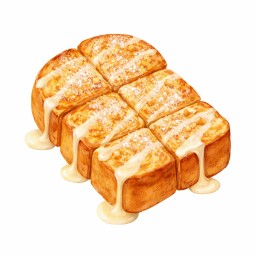 ปังปิ้งเนยนมน้ำตาล