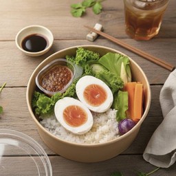 Fried Rice With Chili Paste And Salted Egg