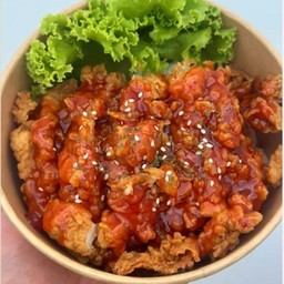 ไก่กรอบ ซอสหม่าล่า