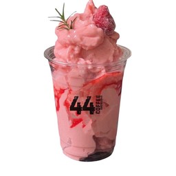 สตอเบอร์รี่ นมสด ปั่น