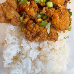 ข้าวไก่ทอดเกลือ