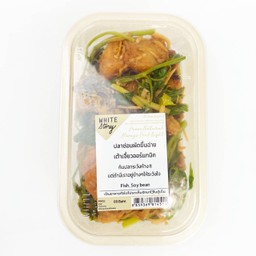 ปลาช่อนผัดขึ้นฉ่าย เต้าเจี้ยวออร์แกนิค