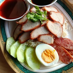 ข้าวหมูแดง ธรรมดา